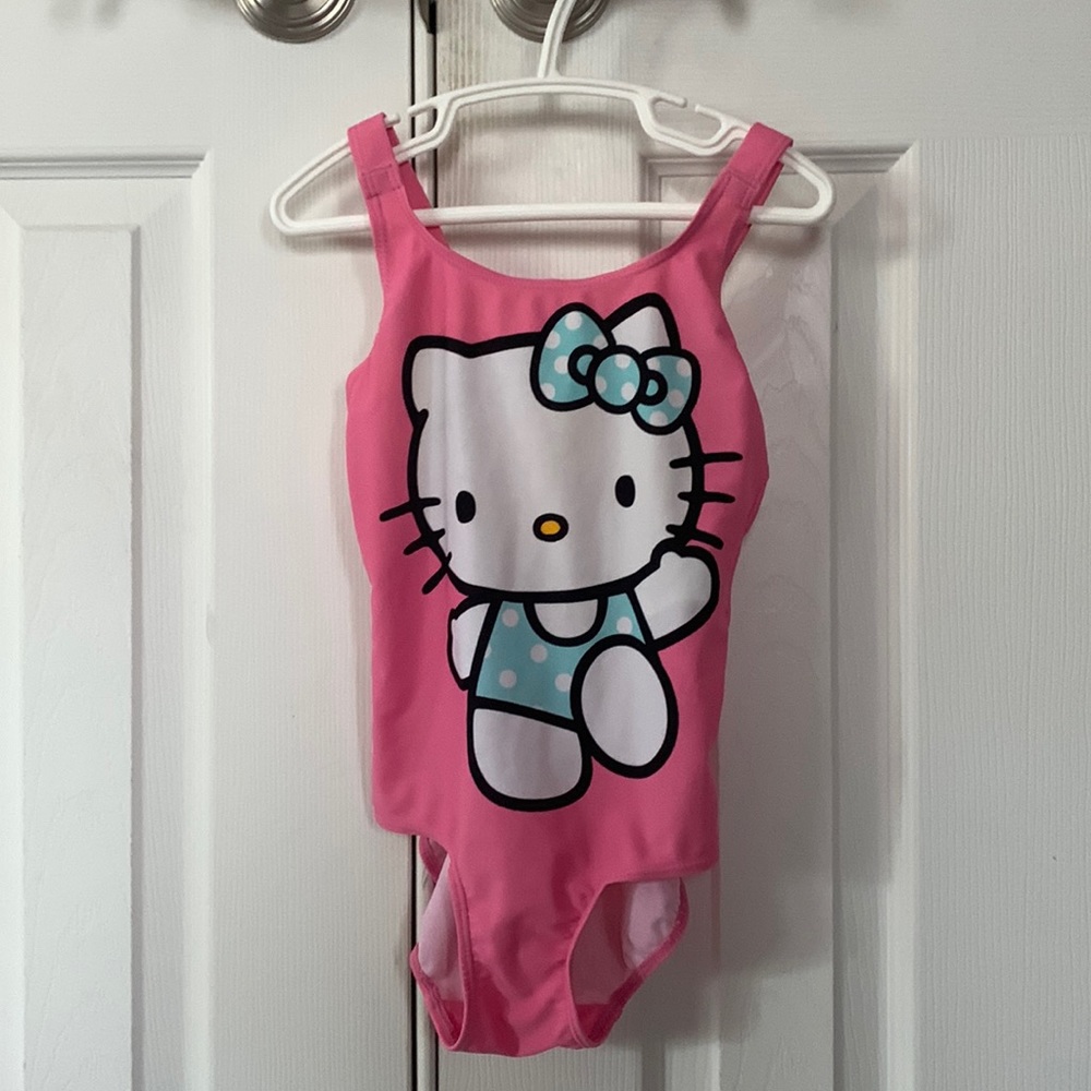 Hello Kitty one-piece bathing suit; NWOT; size 4-6; $10